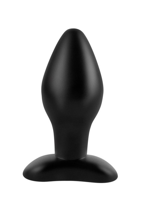 Plug-LARGE SILICONE PLUG BLACK Pipedream