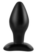 Plug-LARGE SILICONE PLUG BLACK Pipedream