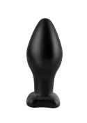 Plug-LARGE SILICONE PLUG BLACK Pipedream