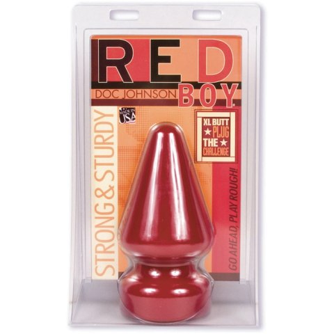 Plug-RED BOY LINE XL BUTT PLUG Doc Johnson