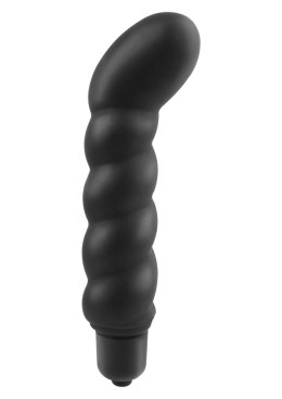 Plug/vibr-RIBBED P SPOT VIBE BLACK Pipedream