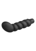 Plug/vibr-RIBBED P SPOT VIBE BLACK Pipedream