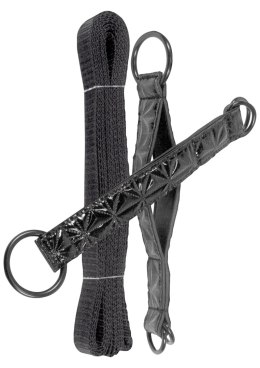 Wiązania-SINFUL BED RESTRAINT STRAPS BLACK NS Novelties