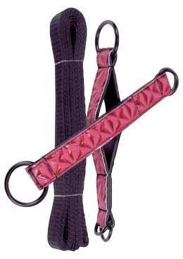 Wiązania-SINFUL BED RESTRAINT STRAPS PINK NS Novelties