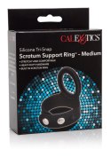 3-Snap Scrotum Ring - Medium Black