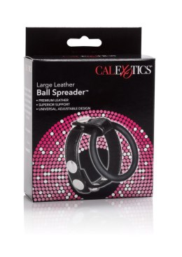 Large Leather Ball Spreader Black