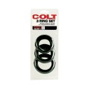 Pierścień-COLT 3 RING SET BLACK CalExotics