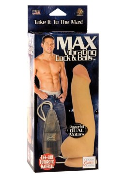 Wibrator-MAX VIBRATING COCK & BALLS CalExotics