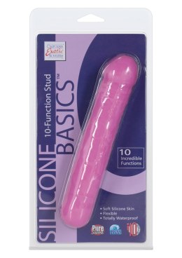 Wibrator klasyczny sztuczny penis silikon róż 17cm Silicone Basics