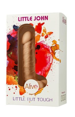 Penis z jądrami żyłami realistyczny dildo sex 17cm Alive