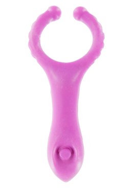 Pierścień-VIBRATING CLIT-STIM C-RING PURPLE TOYJOY