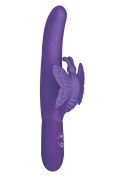 Wibrator-10 FUNCT FLUTTERING BUTTERFLY PURPLE CalExotics