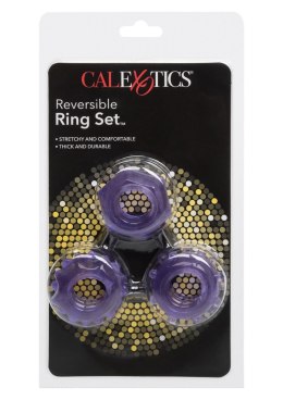 Pierścień-REVERSIBLE RING SET PURPLE CalExotics