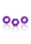 Pierścień-REVERSIBLE RING SET PURPLE CalExotics