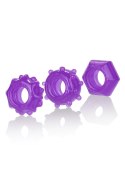 Pierścień-REVERSIBLE RING SET PURPLE CalExotics