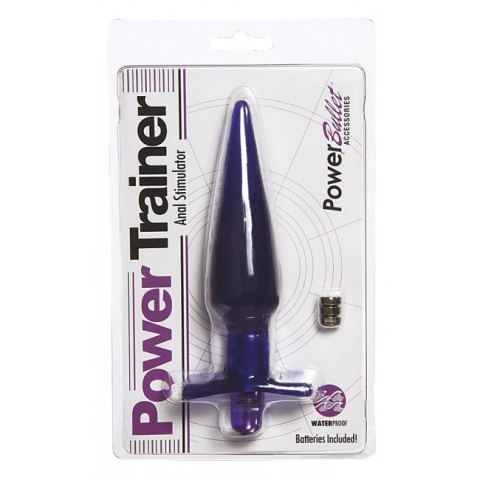 Plug/vibr-Power Trainer Butt Plug ~ Purple (Batts Inc) Me You Us