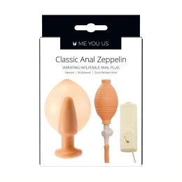 Pompowany korek plug analny z sex wibracjami 13cm Me You Us