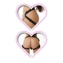 Proteza-Fetish Fantasy Series 7"""" Heart Strap-on ~ Pink & Black Kinx