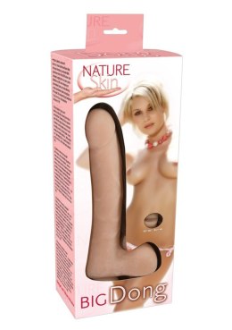 Dildo jak penis z jądrami żyłami przyssawka 21cm Nature Skin