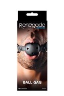 Knebel-RENEGADE BONDAGE BALL GAG BLACK NS Novelties