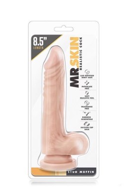 Naturalne dildo jak penis na przyssawce sex 19cm Blush