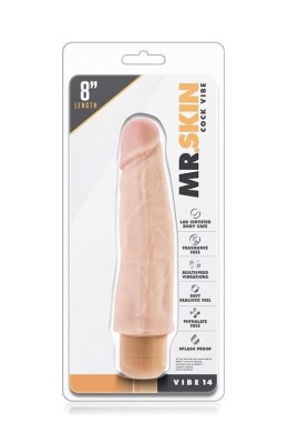 Realistyczny naturalny wibrator żyły penis 17cm Blush