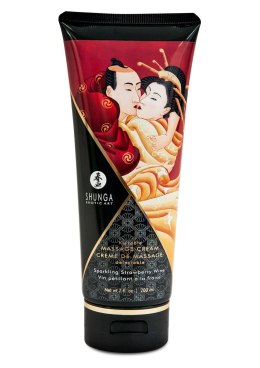 Świeca/krem-MASSAGE CREAM STRAWBERRY 200 ML Shunga