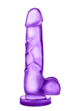 Żelowy gruby penis dildo z mocną przyssawką 19 cm Blush