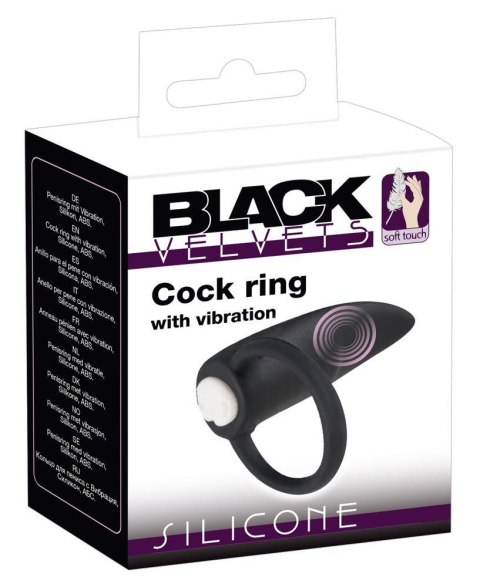 Mni stymulator wibrator sex masażer na palec 6cm Black Velvets