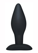 Duży korek analny plug zatyczka silikonowa 12cm Black Velvets