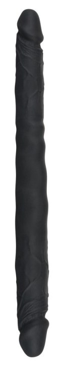Czarne dildo lesbijskie silikonowe podwójne 40cm Bad Kitty