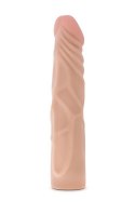 Dildo realistyczne z kręgosłupem giętki penis 19cm Blush