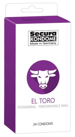 Prezerwatywy ring erekcyjny secura el toro 24 szt Secura