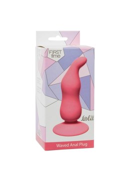 Plug-Anal Plug Waved Anal Plug Pink Lola Toys