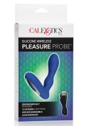 Plug/vibr-WIRELESS PLEASURE PROBE BLUE CalExotics