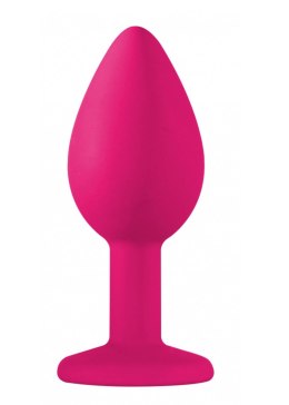 Sex korek analny silikonowy z kryształkiem 7cm Lola Toys