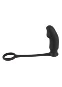 Wibrujące analne dildo z pierścieniem wtyczka plug Black Velvets