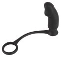 Wibrujące analne dildo z pierścieniem wtyczka plug Black Velvets