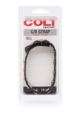 COLT Leather C/B Strap 8-snap Black