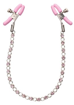 Crystal Chain Nipple Clamps Metal