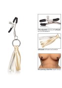 Playful Tassels Nipple Clamps Gold