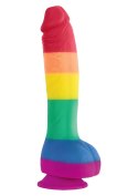 Dildo-COLOURS PRIDE EDITION 8 INCH DONG NS Novelties