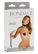 Klasyczna obroża ze smyczą unisex dominacja bdsm Lola Toys