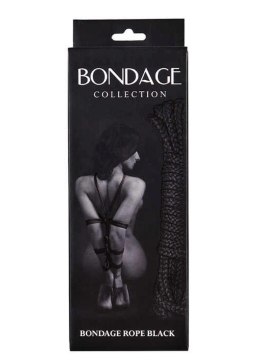 Wiązania-Rope Bondage Collection Black 9м Lola Toys