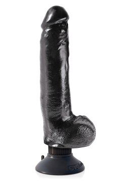 Wibrator-COCK WITH BALLS BLACK 9 INCH Pipedream