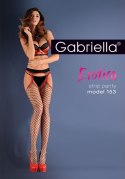 Bielizna-Rajstopy Strip Panty Kabaretka EROTICA STRIP PANTY 153 Czarne M/L Gabriella