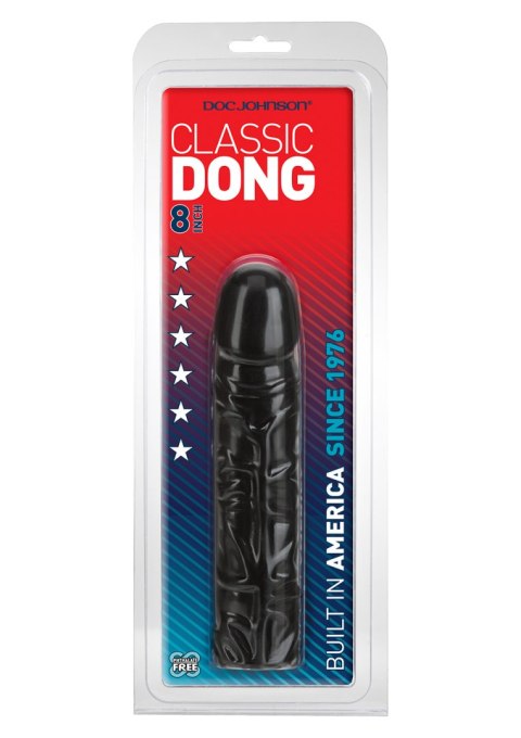 Dildo-classic dong - 8 inch black Doc Johnson