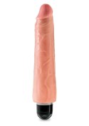 Wibrator-KING COCK 9"""" VIBR STIFFY FLESH