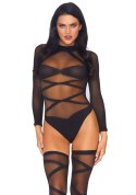 Bielizna-2 PCS OPAQUE BODYSUIT SETOS Leg Avenue