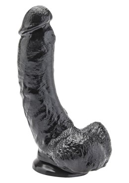 Dildo czarne realistyczny penis przyssawka 20cm TOYJOY